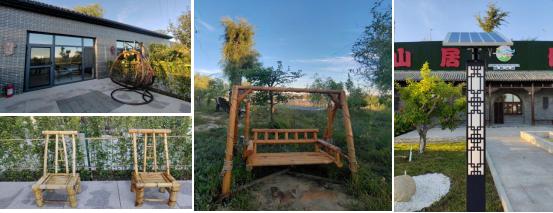 敖包山居民宿庭院